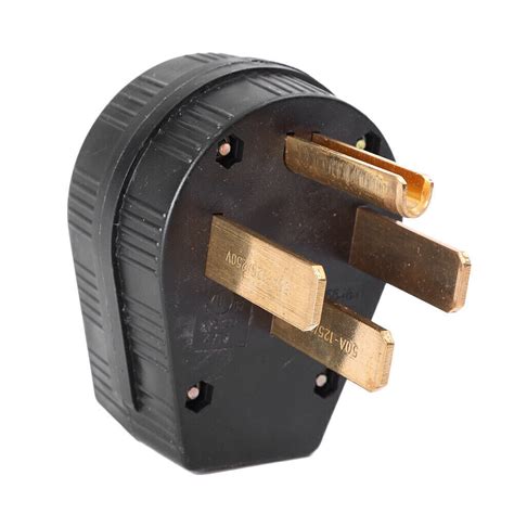 50A 125V Straight Blade US Power Plug 4 Holes Plug | Ubuy India