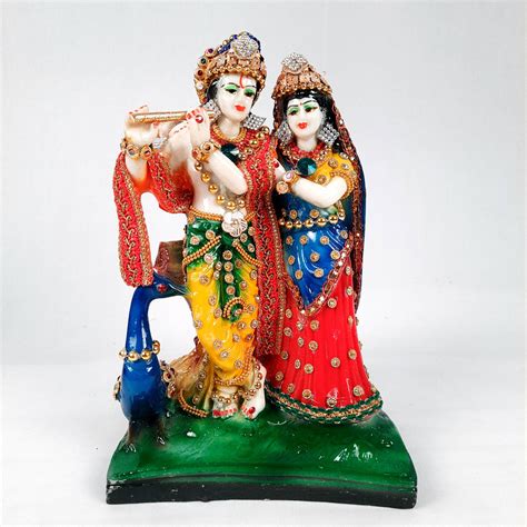 Buy Radha Krishna Idol Statue - Perfect for Home Decor & Gifts