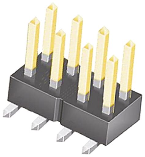 TSM-104-02-L-DV Samtec | Samtec TSM Series Straight Surface Mount Pin ...