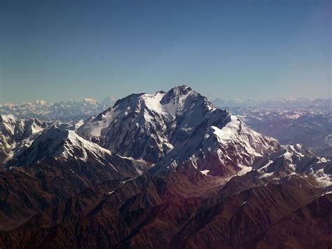 The summit of Nanga Parbat, as seen from the air | Nanga parbat ...