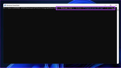 Batch Rename PowerShell 的图像结果