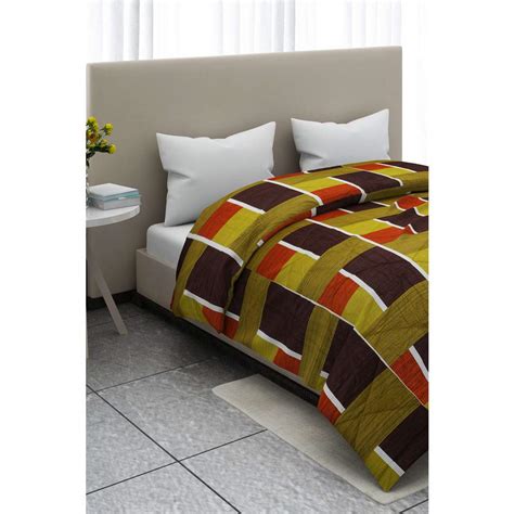 Swayam Zinnia Printed Double AC Comforter (Multi_Free Size) : Amazon.in ...