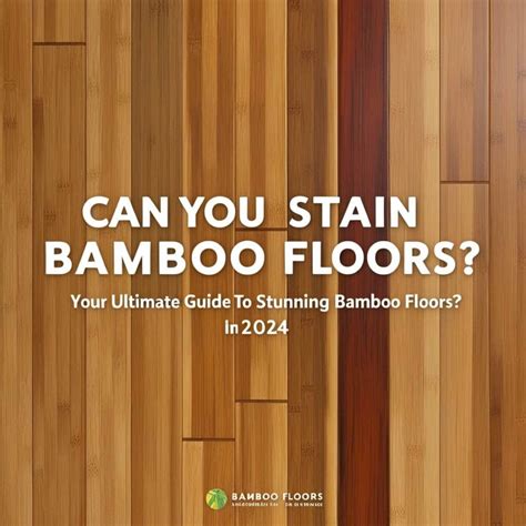 Can You Stain Bamboo Floors? Your Guide to Stunning Bamboo Floors ...