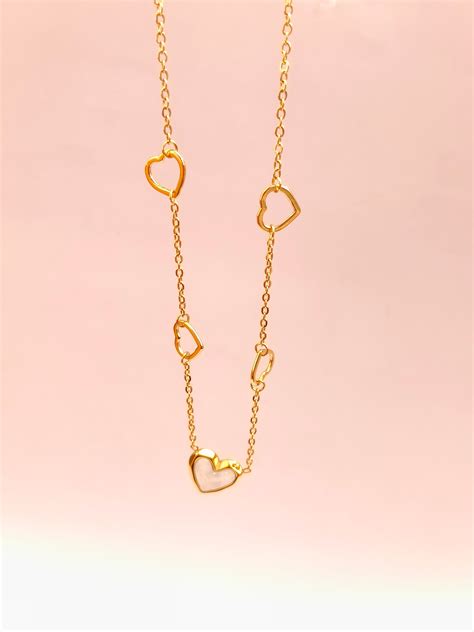 Golden Heart Cascade Chain – Sypkart