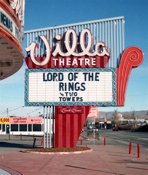 The spectacular Villa Theater sign in Salt Lake City in 2003 ...