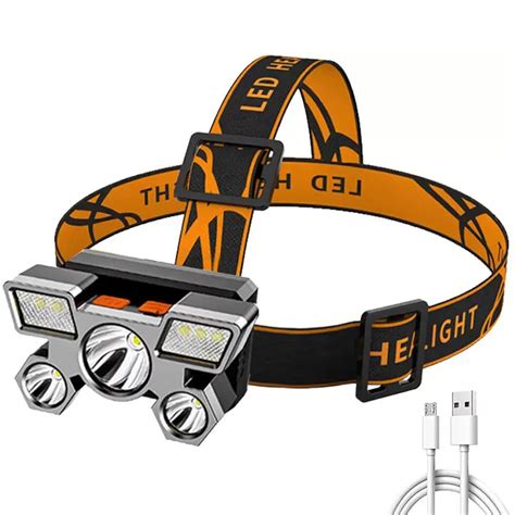 Care 4 LED Headlamp RechargeableZoom & 90° Adjustable Head Lamp ...