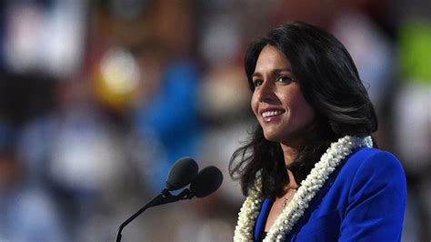 Tulsi Gabbard,the first Hindu ever to run for presidency in the US.