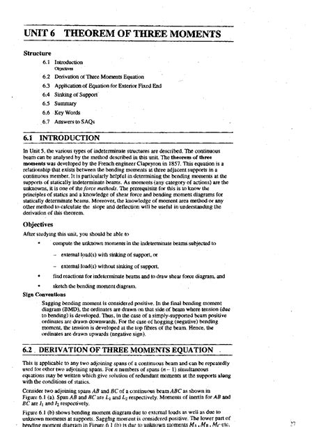 Image result for Three Moment Theorem Solved Problems PDF