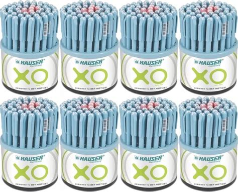 Hauser XO Ball Pen (Set of 50, Blue, Black & Red) x Pack of 8 : Amazon ...
