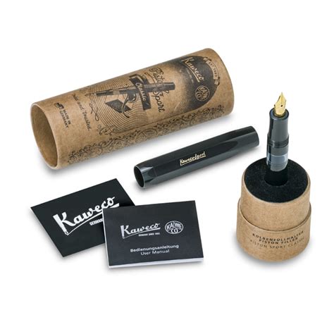 Buy Kaweco Piston Black Fountain Pen | Kaweco Classic Sport Pen | Makoba