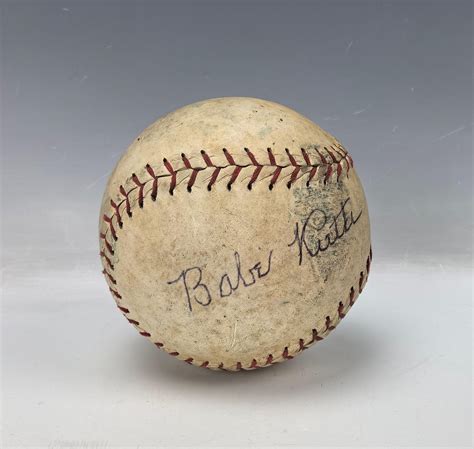 At Auction: Babe Ruth Signed Baseball