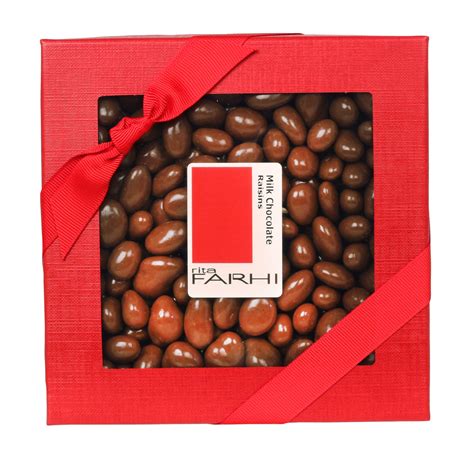 Buy Rita FarhiMilk Chocolate Coated Raisins in a Luxury Gift Box ...