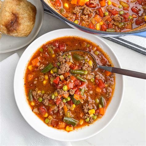 Easy & Delicious Ground Beef Vegetable Soup Recipe – Good Taste of Home