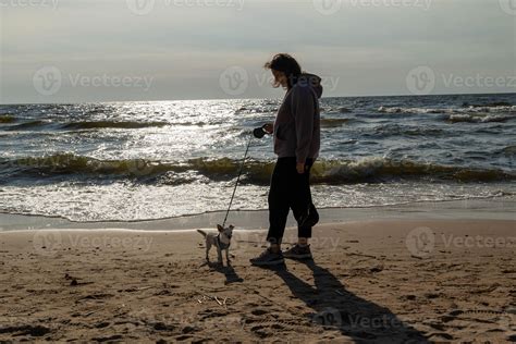 Image result for pictures of elderly woman walking small dog at sunrise