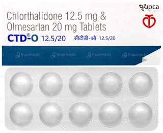 Ctd O 12.5/20 Tablet: Uses, Side Effects, Price & Substitutes
