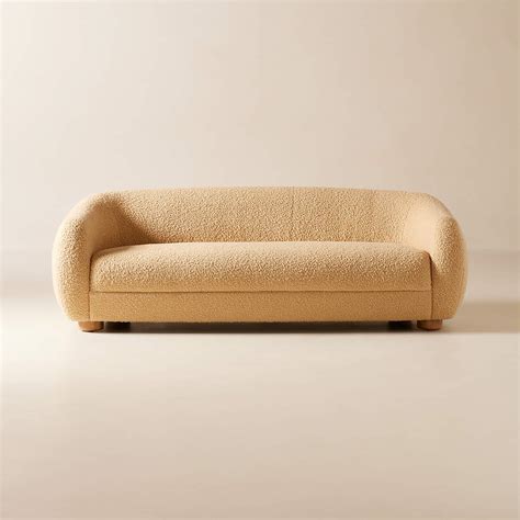 The Oracle Three Seater Sofa | Boucle Fabric – WoodSculp