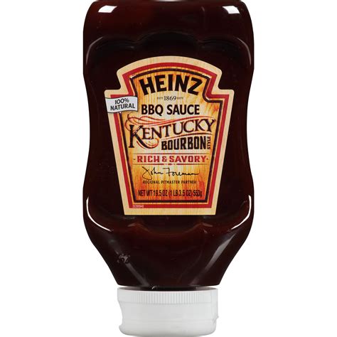 Heinz® Heinz Kentucky Bourbon Style Rich & Savory BBQ Sauce, 19.5 oz ...