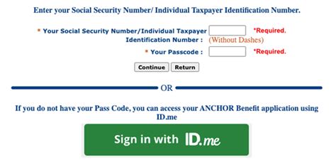 Anchor Benefit Online Filing