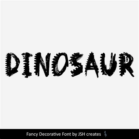 Dinosaur Font