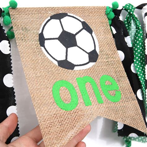 Buy WAOUH Soccer Banner for 1st Birthday - Highchair Banner for First ...