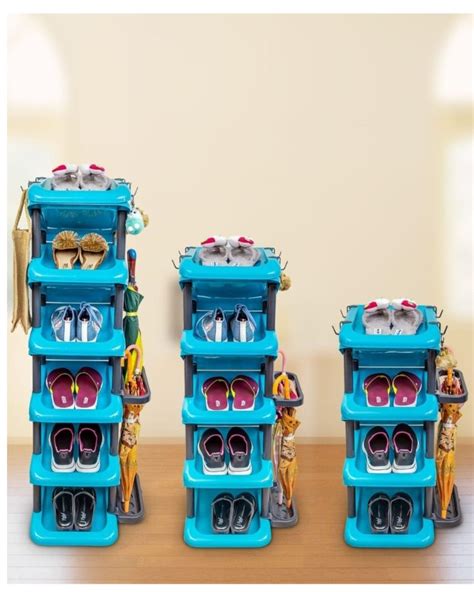 6-Shelf Foldable Rack – Household