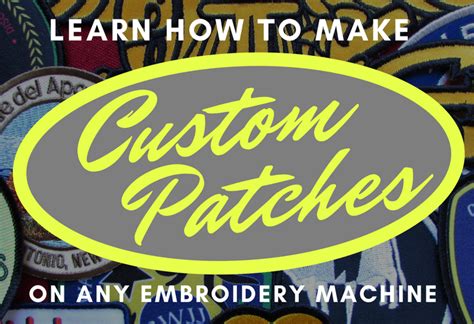 Image result for Machine Embroidery Patches Tutorial