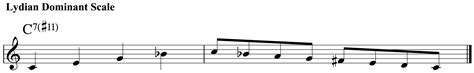 Lydian Dominant Scale