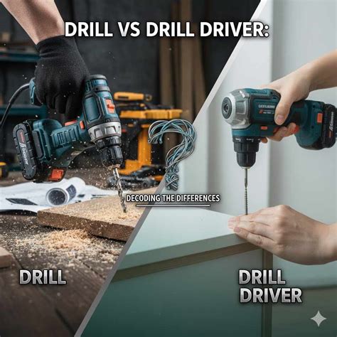 Drill vs Drill Driver: Decoding the Differences for DIYers