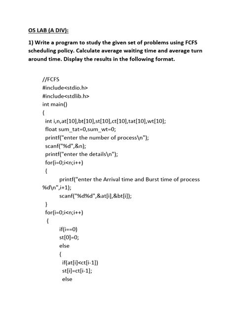 Image result for OS Lab Programs