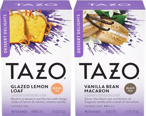 Amazon.com : Tazo Dessert Inspired Flavored Tea 2 Flavor Variety Bundle ...