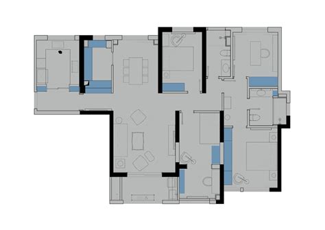 14177号-100平方新房室内装修设计-中标: lwiff_K68论坛