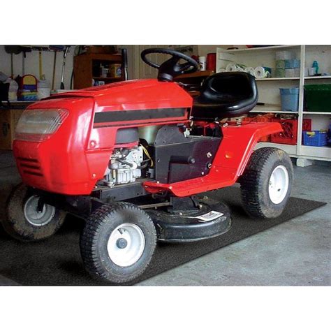 Project Source 4-ft x 8-ft Black Vinyl Rectangular Indoor Utility Mat ...