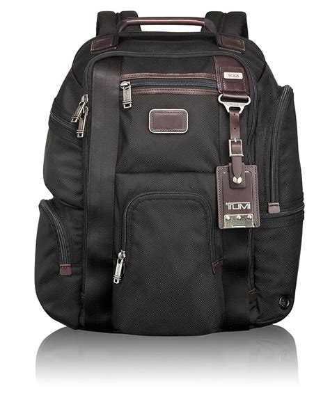 Tumi Alpha Bravo Kingsville Deluxe Brief Pack, Hickory, One Size ...