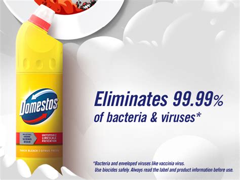 Original Thick Bleach Disinfectant That Eliminates 99 99 Of Bacteria ...