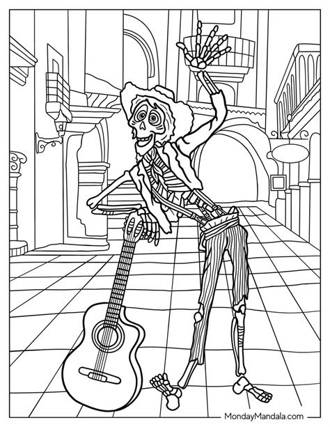 24 Coco Coloring Pages (Free PDF Printables)