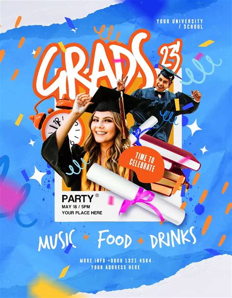 Graduation Flyer Design 的图像结果