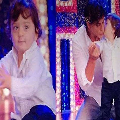 AbRam being kissed by sister Suhana’s friends