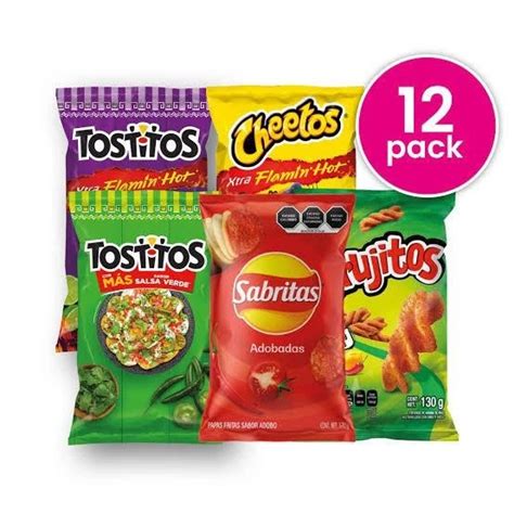 Sabritas Sabrisurtido Mexicanas, Mexican Chips, 12 India | Ubuy