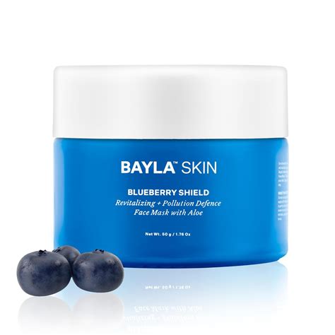 Buy Bayla Skin Ultimate Repair Face Mask | Blueberry Shield + Pollution ...