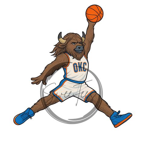 OKC Thunder Rumble Jumpman PNG - Etsy France | Échangisme, Etsy, Gres