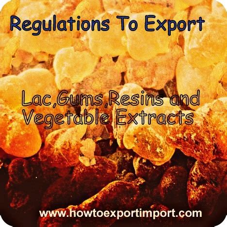 Indian Tariff Code ITC Chapter 13 LAC, GUMS, RESINS, ETC