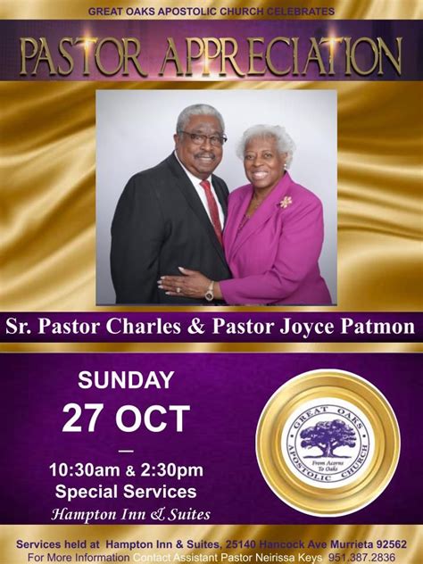 Honoring Gods Anointed, Fruitful, Faithful Overcomers in Every Good ...