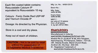 Rozustat 10 Tablet 15: Uses, Side Effects, Price & Substitutes
