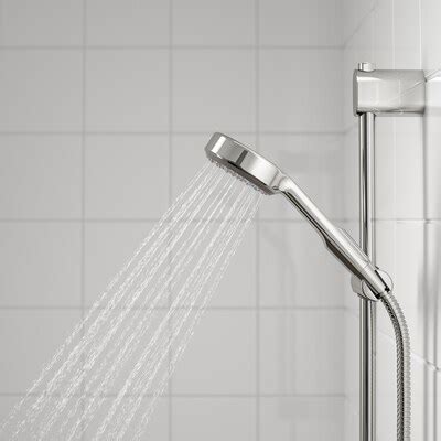 BROGRUND riser rail with handshower kit, chrome-plated - IKEA
