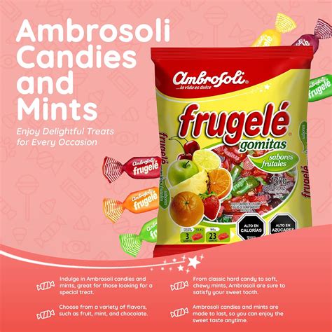 AMBROSOLI Frugele Fruit Healthy Gummy Candy, Gummy India | Ubuy
