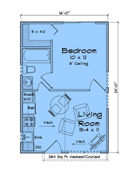 Plan 82871 | Cabin, Cottage, Traditional House with 1 Bed, 1 Bath