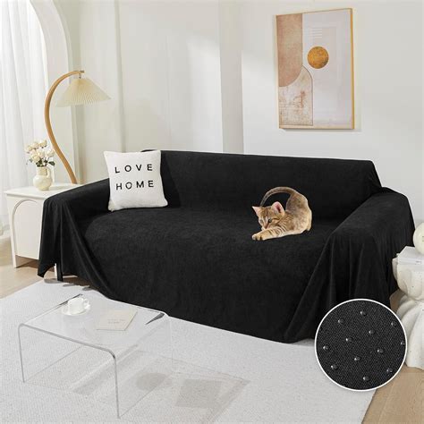 Amazon.com: MEETSKY Couch Cover Washable for 2 Cushion Sofa, Cat ...