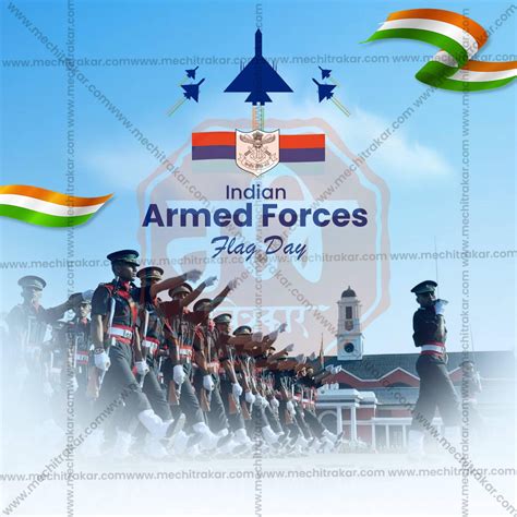 7 December | Indian Armed Forces Flag Day Social Media PSD & JPG | Mar ...