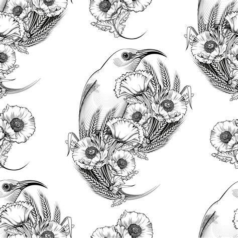 Image result for Poppy Flower Pattern