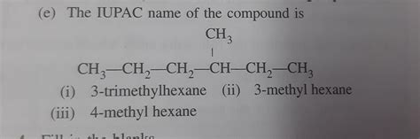 what is the iupac name of this compound is - Brainly.in